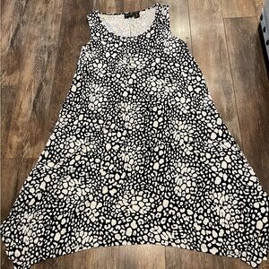 Rachel Zoe Monochrome Patterned Dress